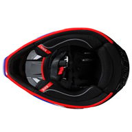 MX735 Podium 2 Helmet Black Red Blue White