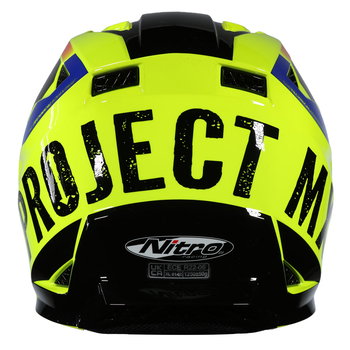 Project Mx Project Mx MX735 Podium 2 Helmet Black Yellow Blue Red