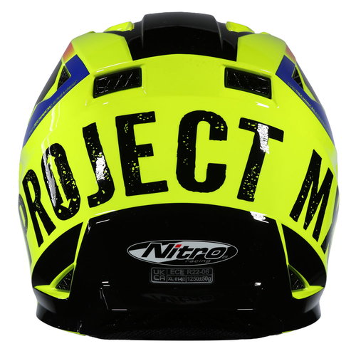 Project Mx Project Mx MX735 Podium 2 Helmet Black Yellow Blue Red
