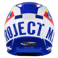 MX735 Podium 2 Helmet Blue White Red Yellow