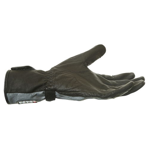 IXS Dabo Black Grey Motorcycle Gloves Little finger side                                                                                                                                                                                                       