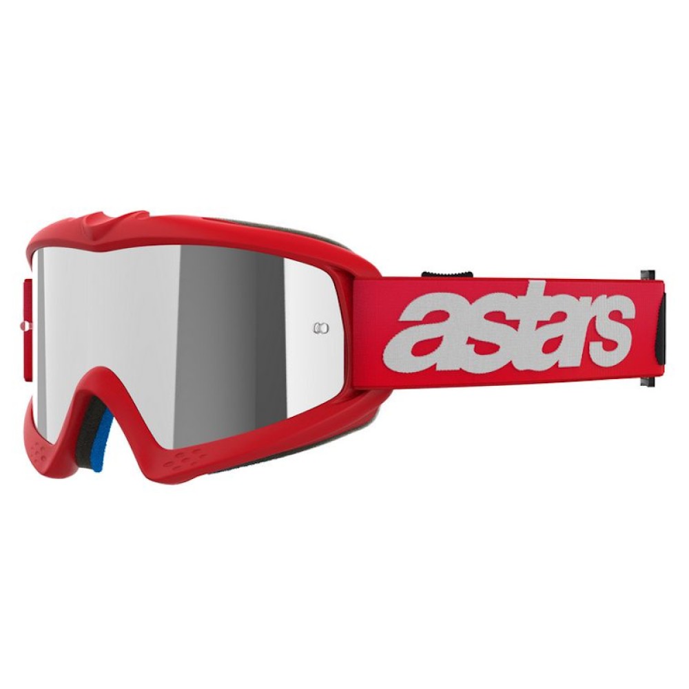 Vision Blaze Youth Goggles Red Mirror Silver