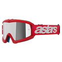 Vision Blaze Youth Goggles - Red Mirror Silver