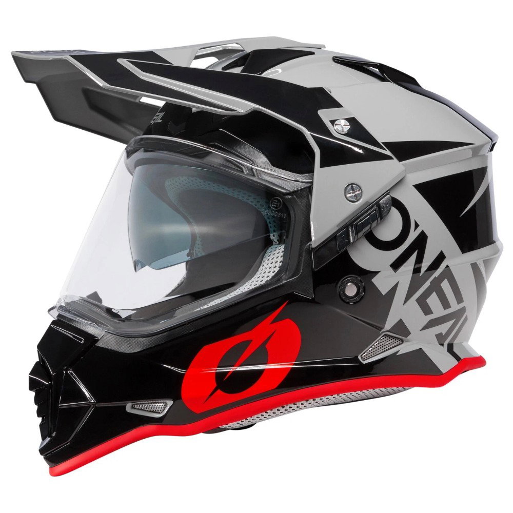 Sierra II V23 R Helmet Grey Black Red