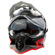 Sierra II V23 R Helmet Grey Black Red