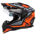 Sierra II V24 R Helmet Orange Black Grey
