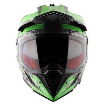 Axor Axor X-Cross Adventure Helmet Gloss Flash Cool Grey Green