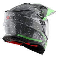 X-Cross Adventure Helmet Gloss Flash Cool Grey Green