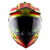 Axor Axor X-Cross Adventure Helmet Gloss Flash Neon Yellow Red - Thumbnail 2
