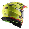 Axor Axor X-Cross Adventure Helmet Gloss Flash Neon Yellow Red - Thumbnail 3