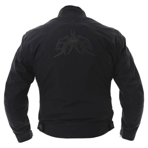 IXS Markab Mens Black Textile Motorcycle Jacket Back                                                                                                                                                                                                           