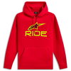 Alpinestars Alpinestars Ride Hoodie V3 Red Hi Viz Yellow Black - Thumbnail 1
