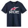 Alpinestars Alpinestars Ride 4.0 CSF T-Shirt Navy White Red - Thumbnail 1