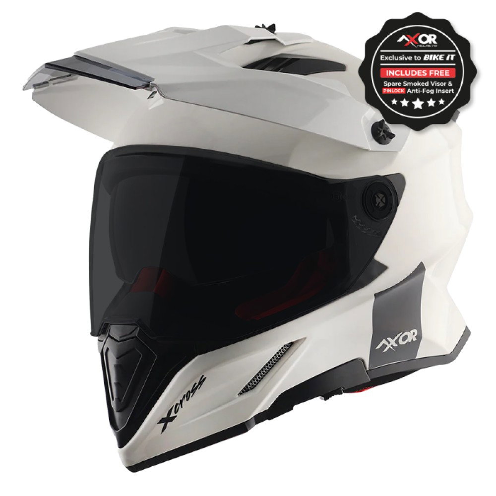 X-Cross Adventure 22.06 Helmet Gloss White