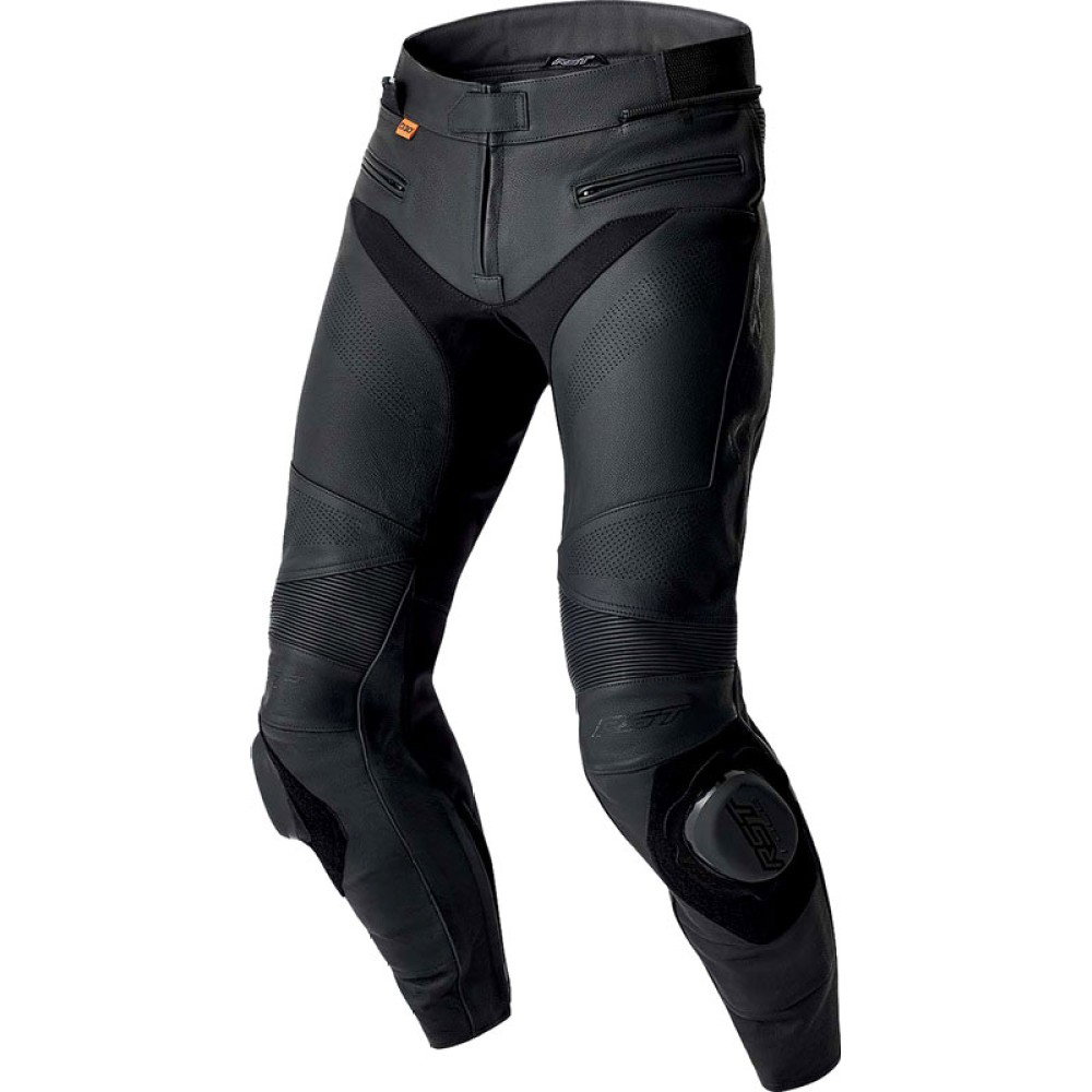 S1 D3O Leather Pants Black Black Black