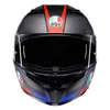 AGV AGV K3 Helmet ECE 22.06 Striga Matt Black Blue Red - Thumbnail 4
