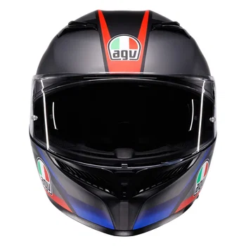 AGV AGV K3 Helmet ECE 22.06 Striga Matt Black Blue Red