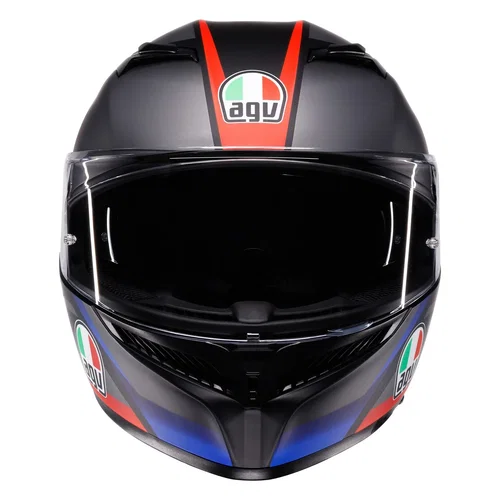 AGV AGV K3 Helmet ECE 22.06 Striga Matt Black Blue Red