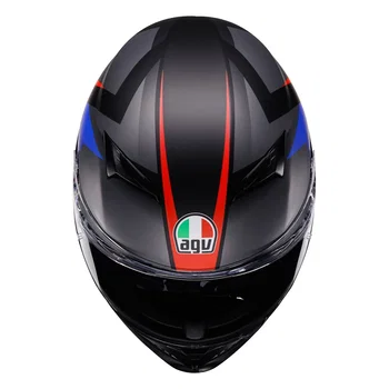 AGV AGV K3 Helmet ECE 22.06 Striga Matt Black Blue Red
