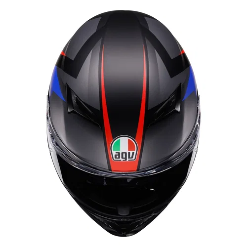 AGV AGV K3 Helmet ECE 22.06 Striga Matt Black Blue Red