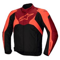 T-Jaws V4 Waterproof Jacket Black Red Fluo Dark Red