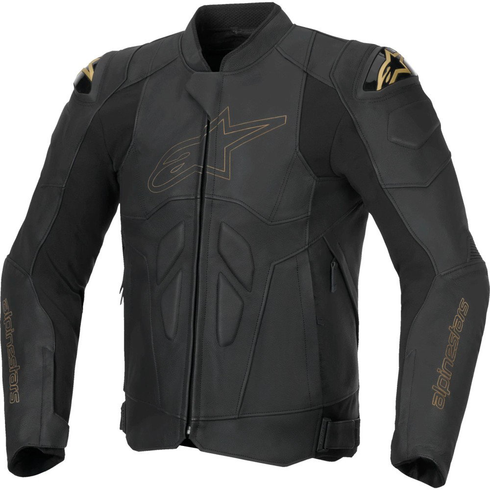 Dusk Leather Jacket Black Laser