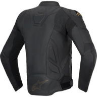 Dusk Leather Jacket Black Laser