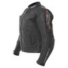 RST Razor 1026 Black Leather Motorcycle Jacket Side                                                                                                                                                                                                            