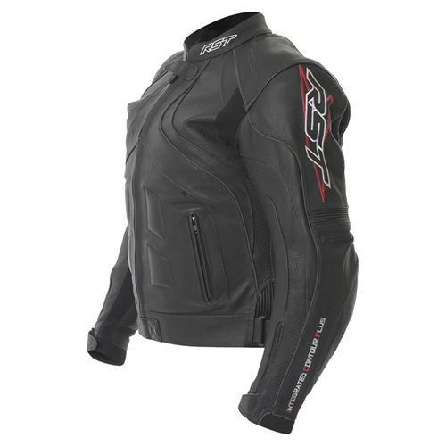 RST Razor 1026 Black Leather Motorcycle Jacket Side                                                                                                                                                                                                            
