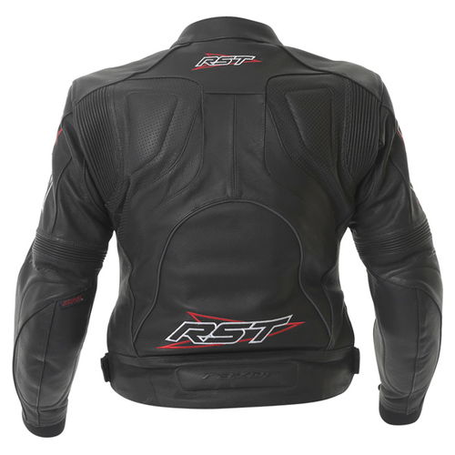 RST Razor 1026 Black Leather Motorcycle Jacket Back                                                                                                                                                                                                            