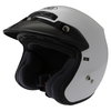 Shoei Rj Platinum-R White Open Face Motorcycle Helmet Front left                                                                                                                                                                                               