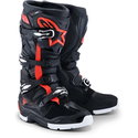 Tech 7 Enduro Drystar Boots Black Red Fluo White
