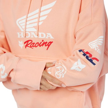 Fox Fox Womens X Honda OS Hoodie Pale Pink