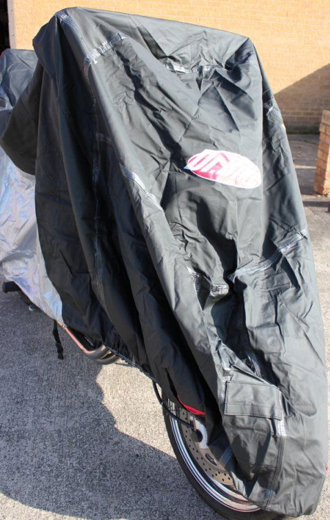 Doctor Bike Dual Layer Large Waterproof Cover Front                                                                                                                                                                                                            