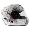 HJC FG-15 Vol-Lez White Red Helmet Right Side                                                                                                                                                                                                                  