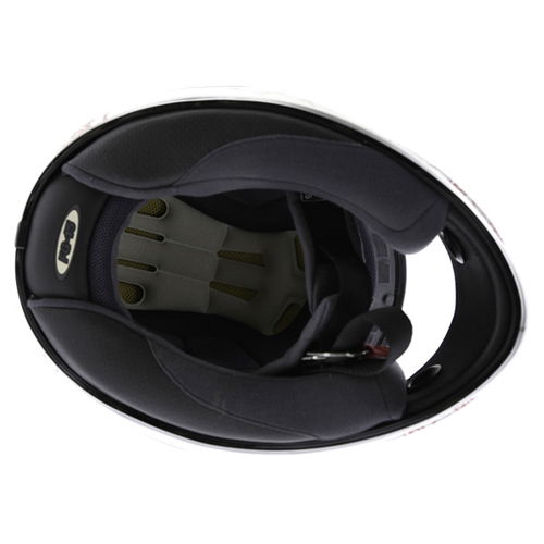 HJC FG-15 Vol-Lez White Red Helmet Inside                                                                                                                                                                                                                      