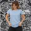 MotoGirl MotoGirl 3D T-Shirt Pastel Blue - Thumbnail 2