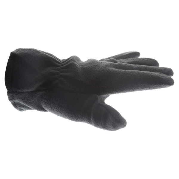 Doctor Bike Black Fleece Gloves Thumb Side                                                                                                                                                                                                                     