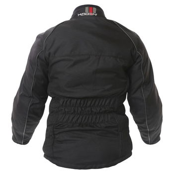 Koden Gila Ladies Black Tex Textile Motorcycle Jacket Back                                                                                                                                                                                                     