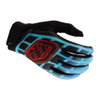 Troy Lee Designs Troy Lee Designs GP Pro Framework Gloves Black Cyan - Thumbnail 1