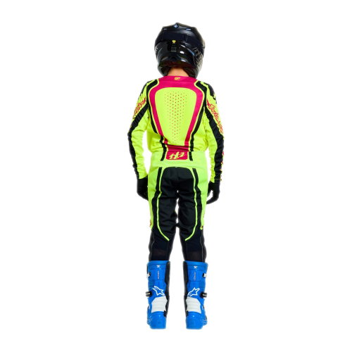 Troy Lee Designs Troy Lee Designs GP Pro Youth Roller Pants Flo Yellow Fuchsia