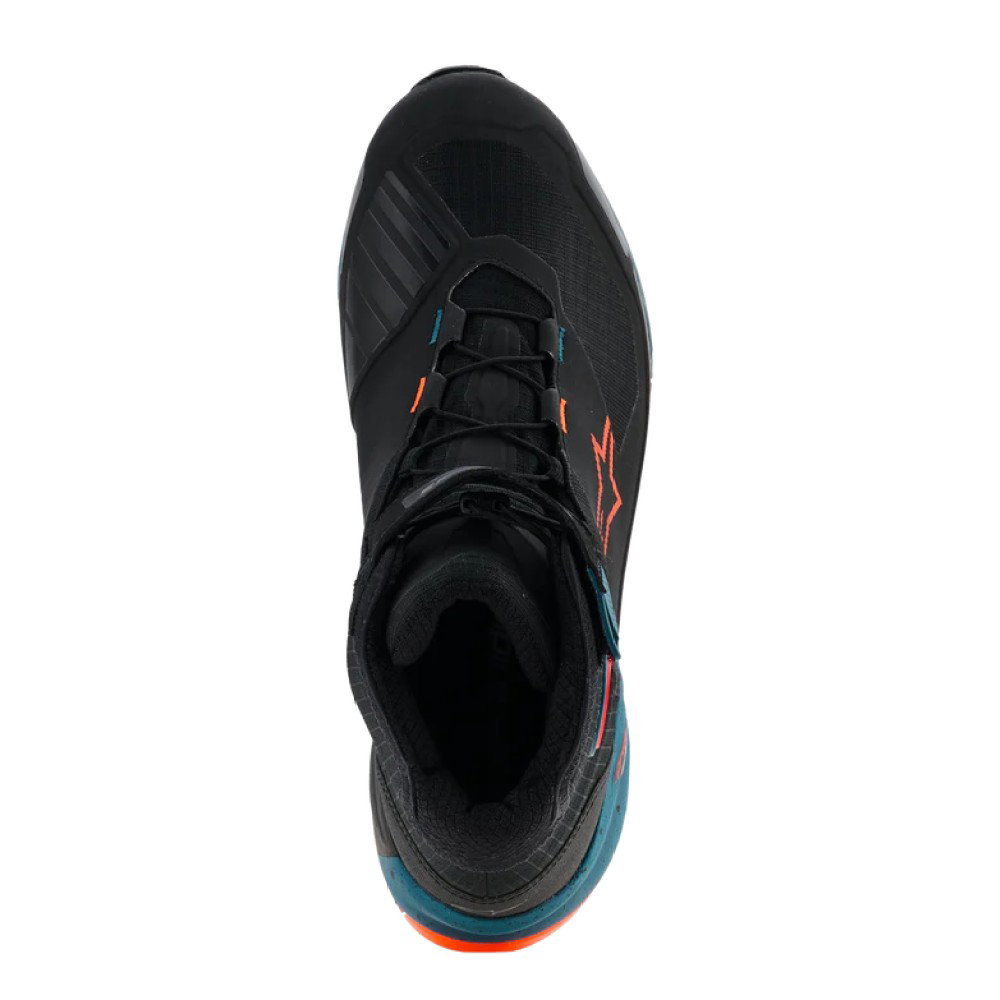 CR-X Drystar Riding Shoes Black Petrol Orange Fluo