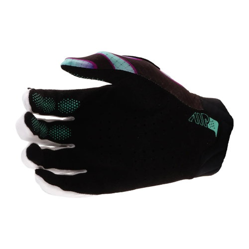 Troy Lee Designs Troy Lee Designs Air Youth Overspray Gloves Black Real Teal