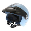 Nitro X516-V Blue Silver Open Face Motorcycle Helmet Front Left                                                                                                                                                                                                