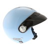 Nitro X516-V Blue Silver Open Face Motorcycle Helmet Right Side                                                                                                                                                                                                