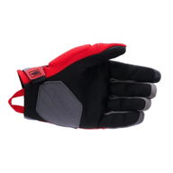 Durack Gloves Bright Red Mid Grey