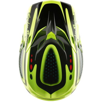 Troy Lee Designs Troy Lee Designs SE5 Polycarbonate Helmet The Line Flo Yellow