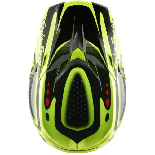 Troy Lee Designs Troy Lee Designs SE5 Polycarbonate Helmet The Line Flo Yellow