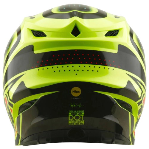 Troy Lee Designs Troy Lee Designs SE5 Polycarbonate Helmet The Line Flo Yellow