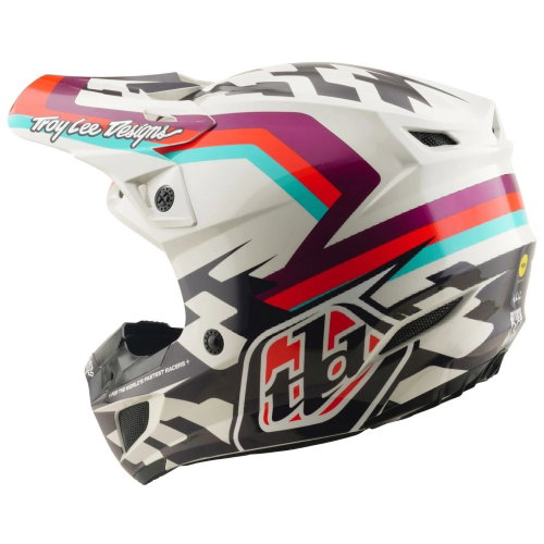 Troy Lee Designs Troy Lee Designs SE5 Polycarbonate Helmet Dash Violet